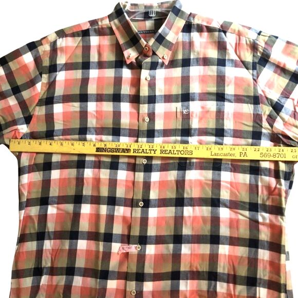Southern Tide Plaid Cotton Shirt Mens Size Large Long Sleeve Button Down Preppy - Picture 8 of 12